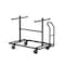 Angry Bull Barricades Barricade Cart, Black Powder Coated Steel, 55 in. Height, 78 in. Length, 200 lb., Black AB-CART - alternate 1